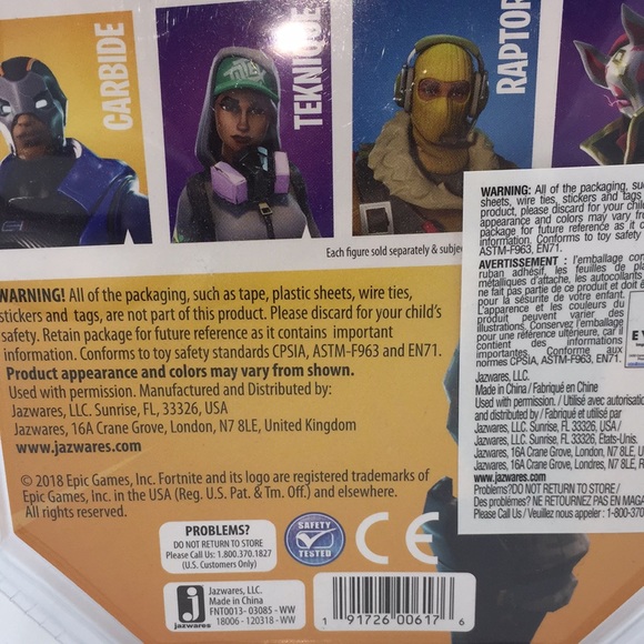 Fortnite Solo Mode Core Action Figure Pack Bandolier 4" - Picture 7 of 9